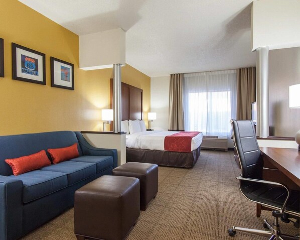 Premium bedding, pillowtop beds, in-room safe, desk