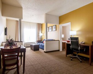 Suite, 1 King Bed with Sofa bed, Non Smoking | Premium bedding, pillowtop beds, in-room safe, desk