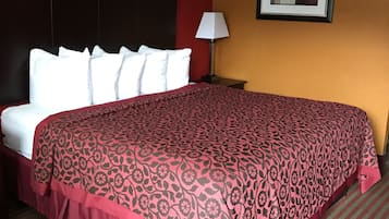 Room, 1 King Bed, Non Smoking | Blackout curtains, iron/ironing board, free cots/infant beds, free WiFi