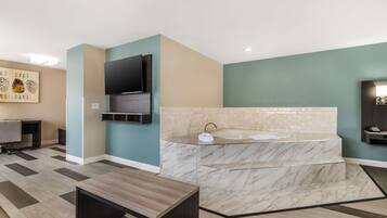 Bureau, espace de travail pour ordinateur portable, rideaux occultants