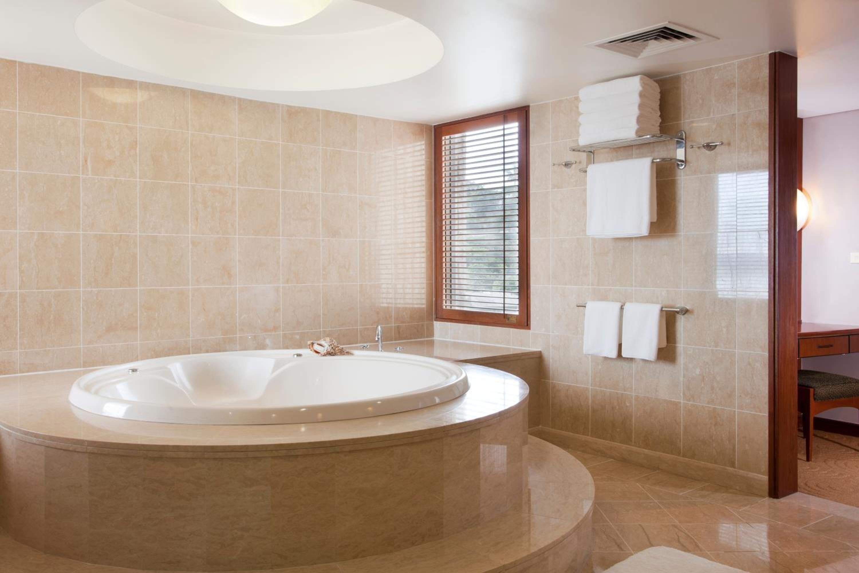 free toiletries, hair dryer, bathrobes, towels