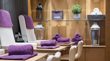 Sauna, Turkish bath, body treatments, hydrotherapy, body wraps