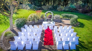 Área de bodas al aire libre