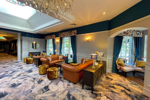 Sala de estar en el lobby