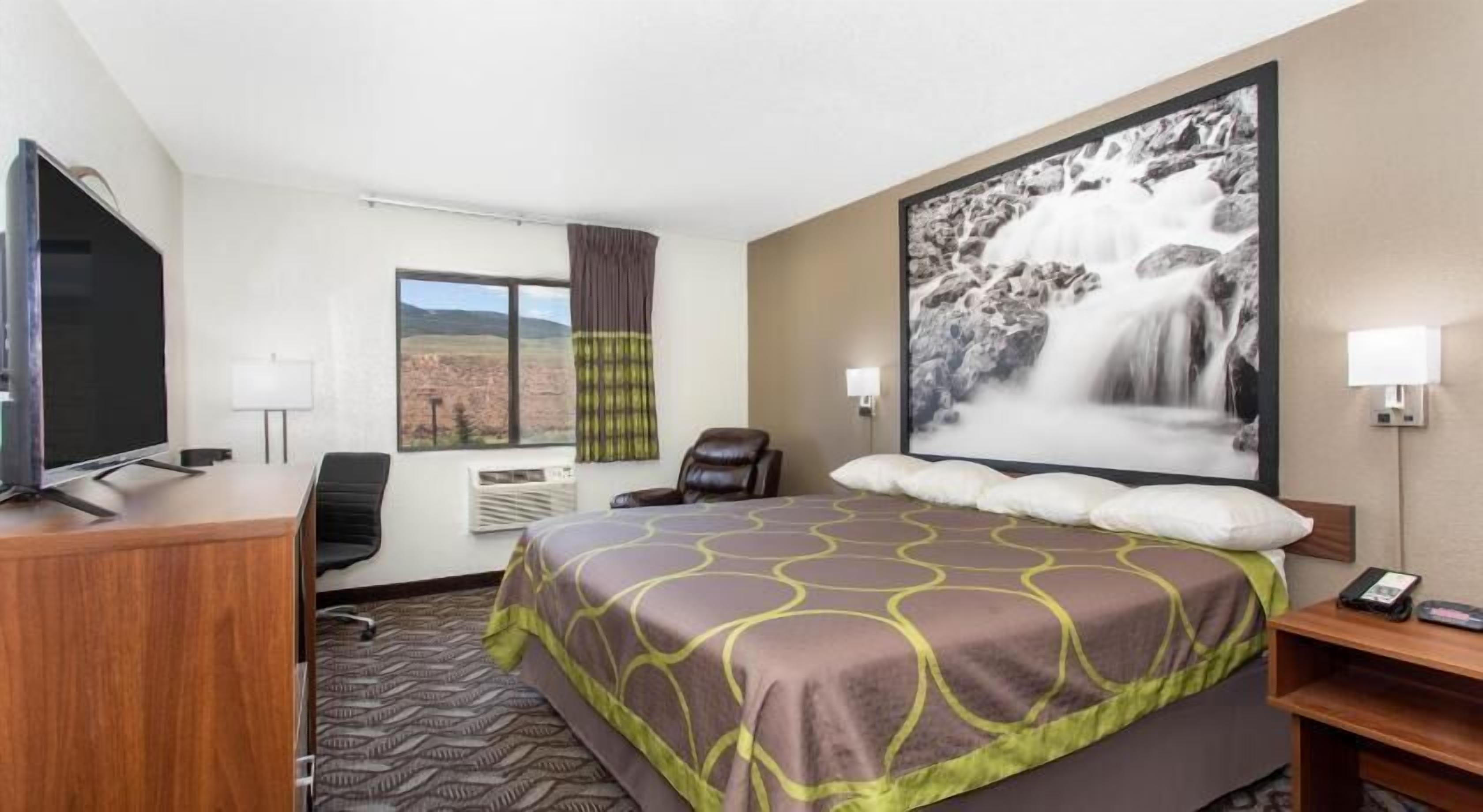 Blackout drapes, iron/ironing board, free WiFi, bed sheets