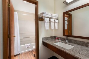 Studio Suite, Multiple Beds, Non Smoking | Bathroom | Hair dryer - Super 8 by Wyndham Dubois (Dubois)