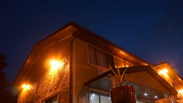 Front of property – evening/night