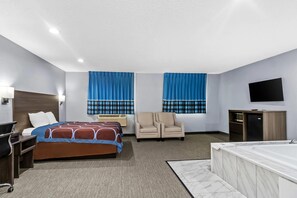 Meja kerja, tempat tidur bayi gratis, Wi-Fi gratis, dan seprai linen