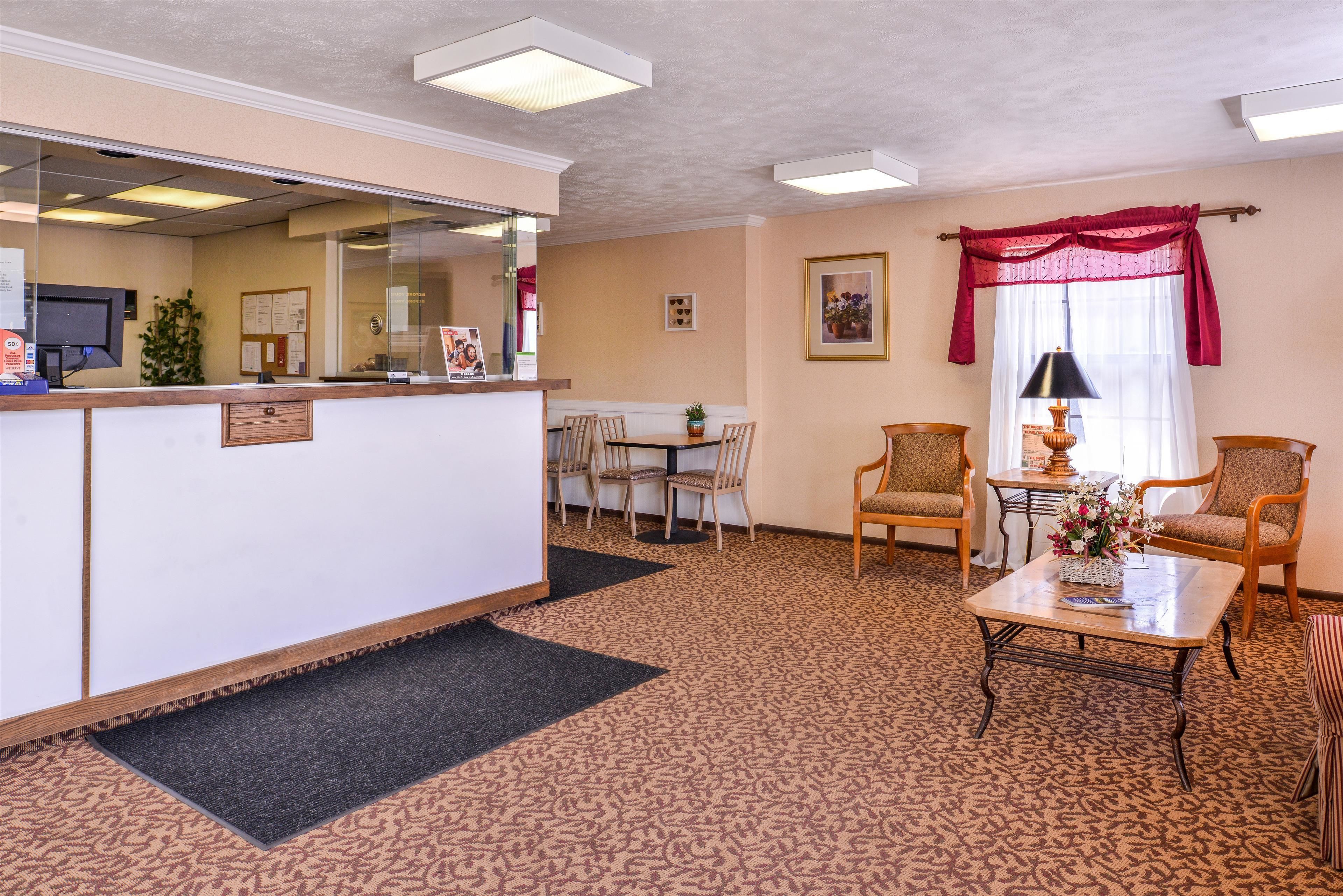 Lobby sitting area