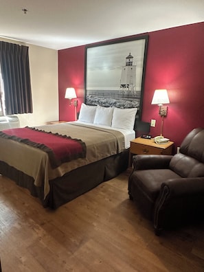 Chambre, 1 grand lit, accessible aux personnes à mobilité réduite, non-fumeur (Dog-friendly)