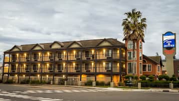 Front of property – evening/night