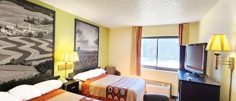 Room, 2 Queen Beds, Non Smoking | Desk, iron/ironing board, cots/infant beds, rollaway beds