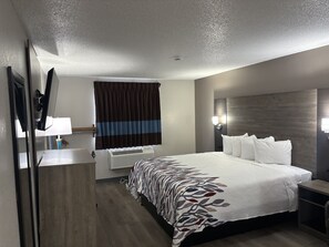 Superior Room, 1 King Bed, Non Smoking | Desk, laptop workspace, blackout drapes, iron/ironing board - Red Roof Inn & Suites Hammond, IN (Hammond)