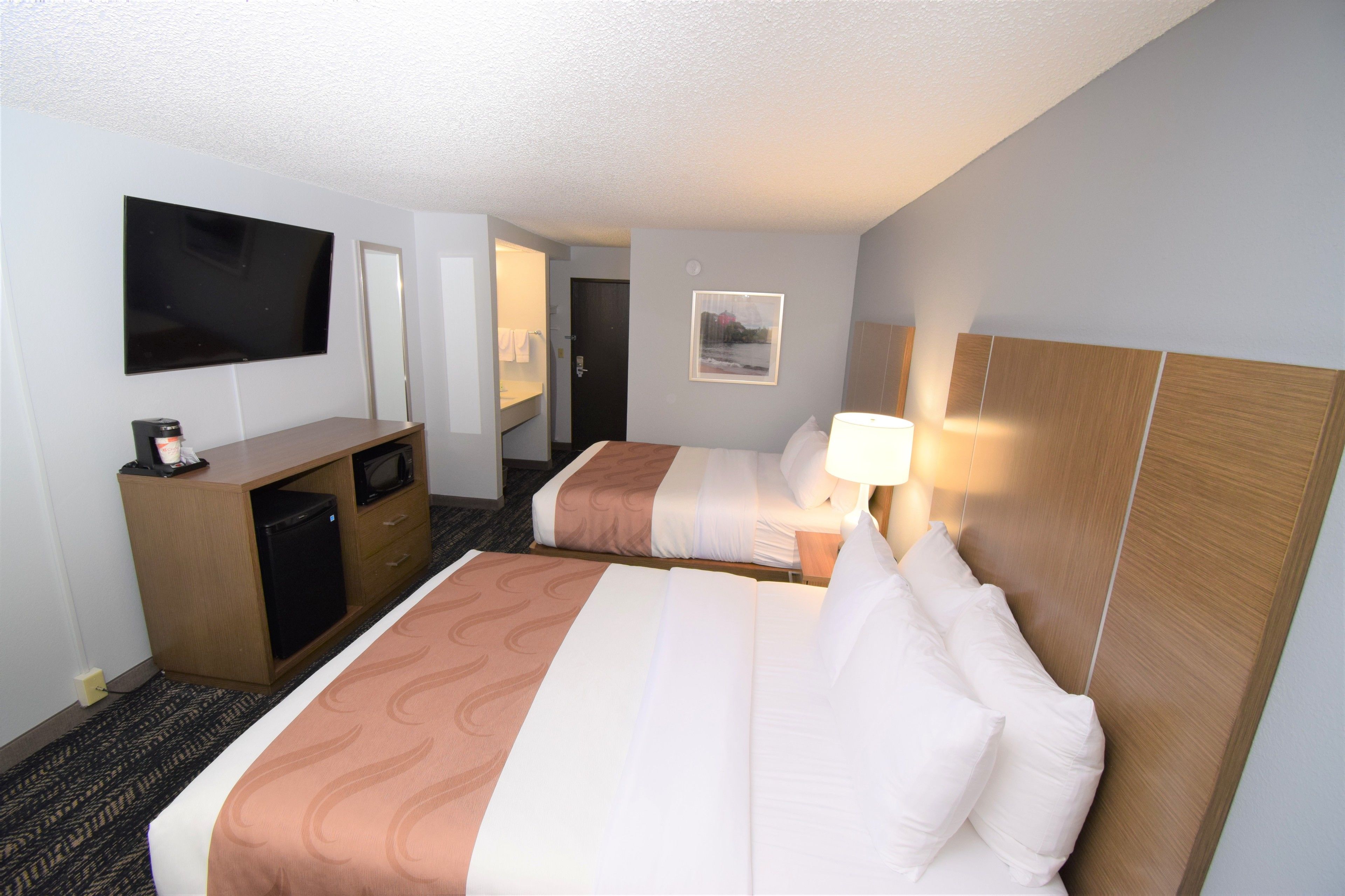 standard room, 2 queen beds, non smoking | desk, free cots/infant beds, rollaway beds, free wifi