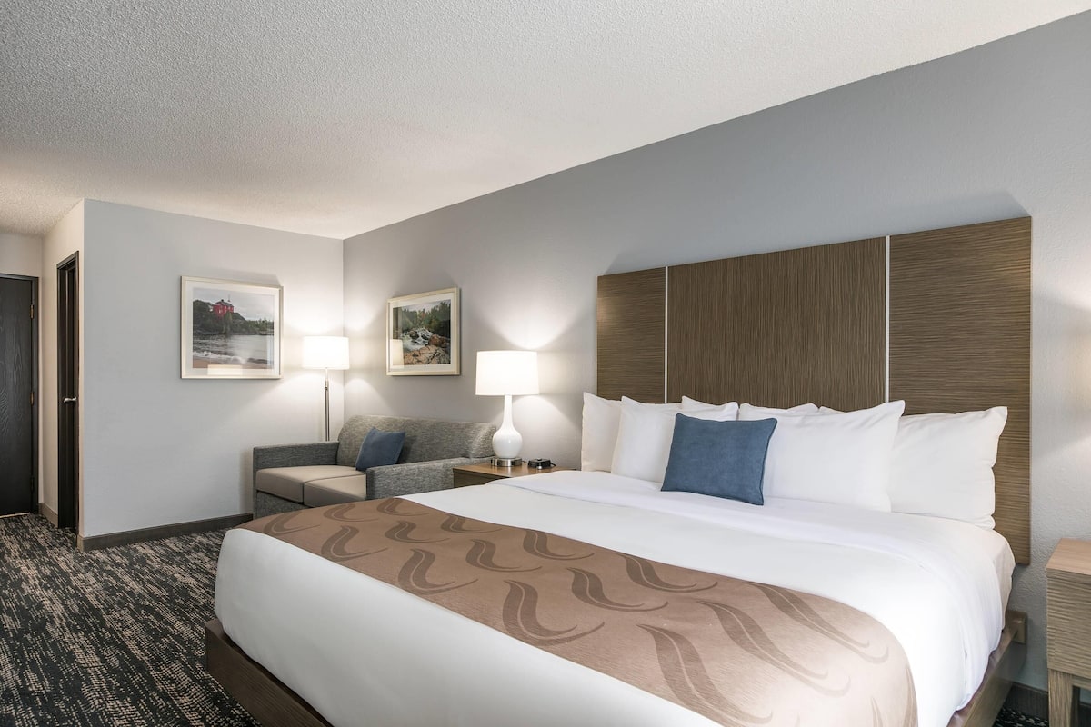 Suite, 1 cama King size y sofá cama, para no fumadores | Escritorio, cunas gratuitas, camas extra y wifi gratis