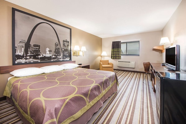 Standard Room, 1 King Bed | Free WiFi, bed sheets - Super 8 by Wyndham Nevada (Nevada)