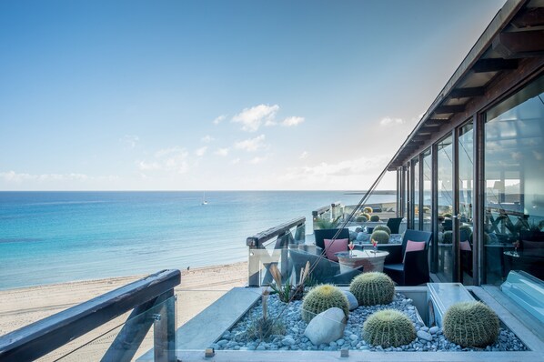 Vue sur la plage/l’océan