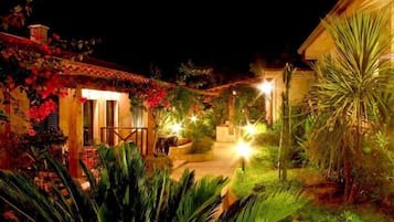 Front of property – evening/night