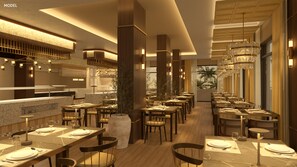 8 restaurants, serveren ontbijt, diner, brunch, internationale gerechten