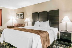 Habitación estándar, 1 cama King size, para no fumadores | Caja de seguridad en la habitación, escritorio y cortinas blackout 