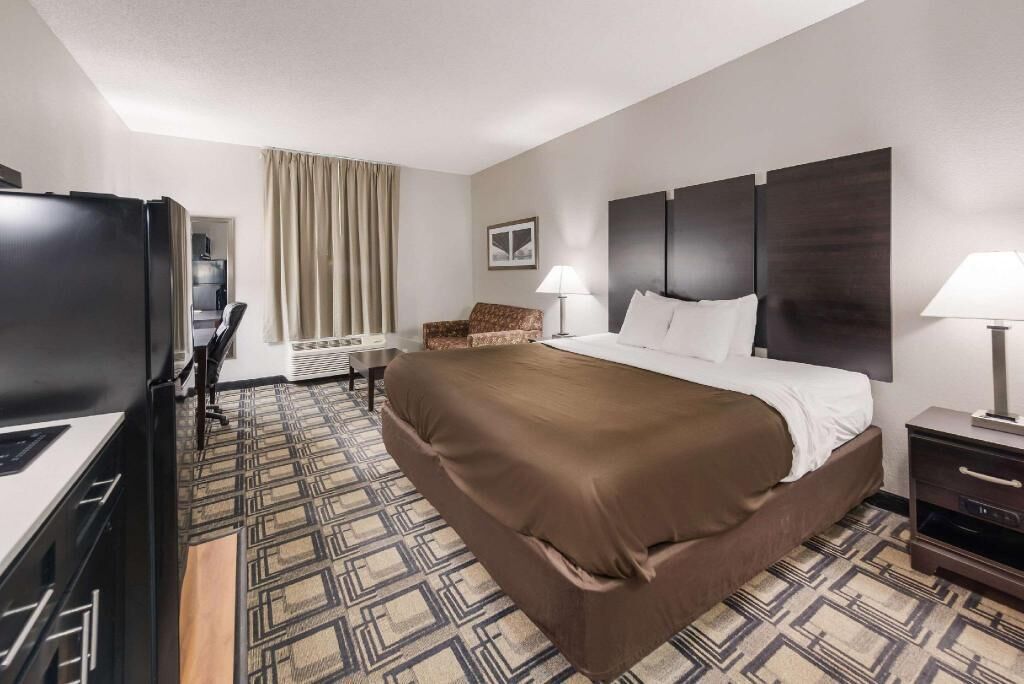 In-room safe, desk, blackout curtains, iron/ironing board