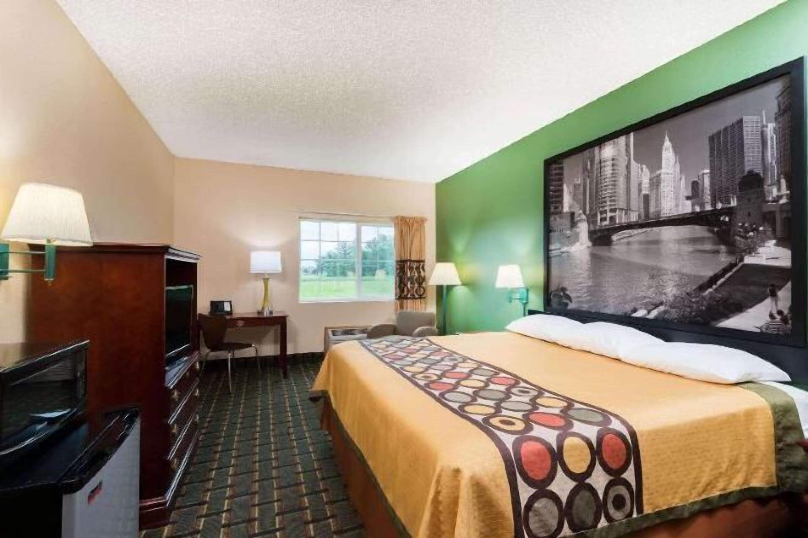 Desk, blackout curtains, iron/ironing board, free cots/infant beds