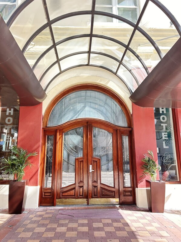 Entrée de l’hébergement