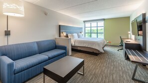 Suite, 1 King Bed with Sofa bed | In-room safe, desk, laptop workspace, blackout drapes