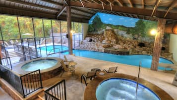 Indoor pool, outdoor pool