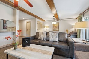 Standard Condo, 1 Bedroom | Living area | 42-inch LCD TV with cable channels, TV, DVD player - Falcon Point (Avon)