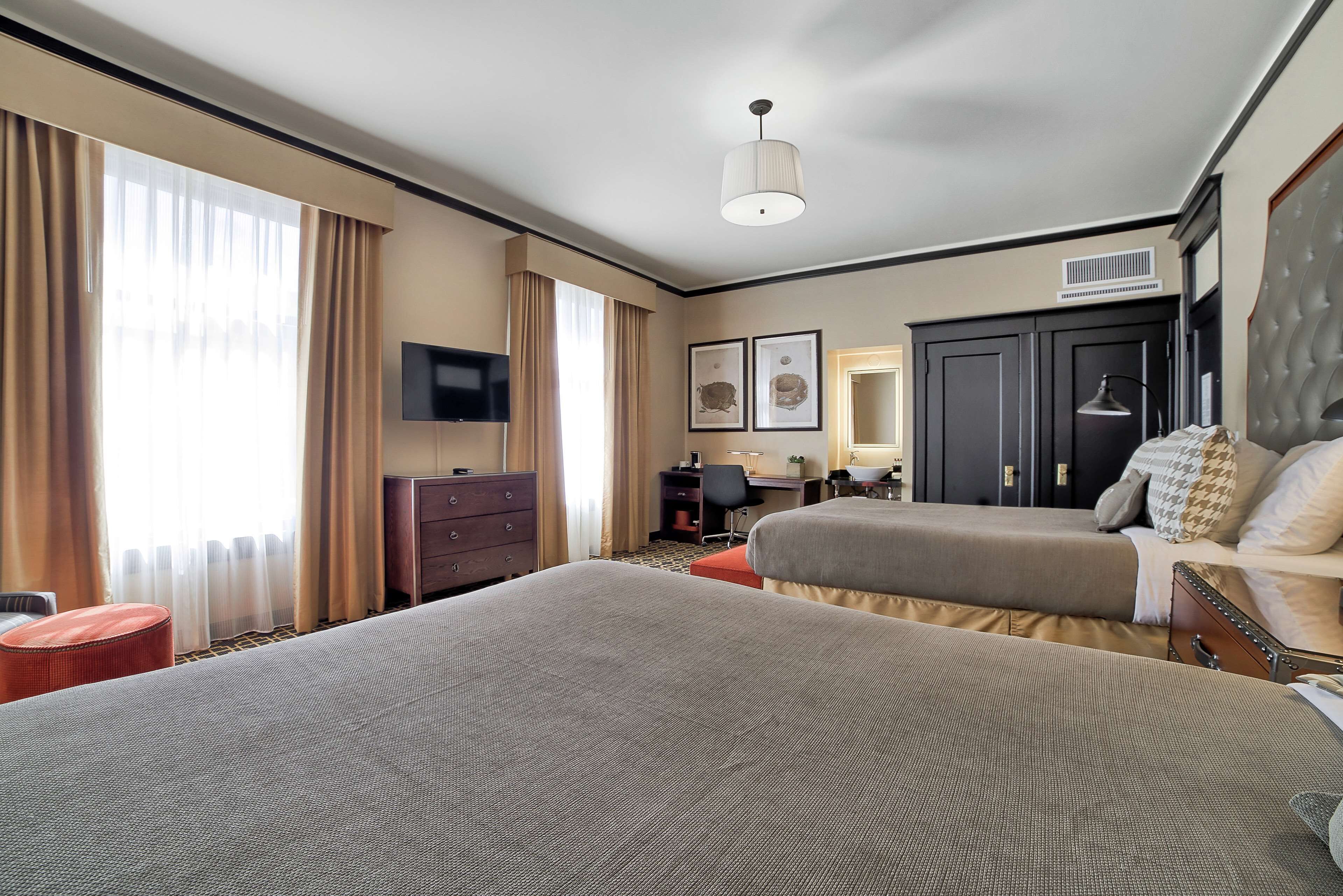 premium bedding, down duvets, in-room safe, individually decorated