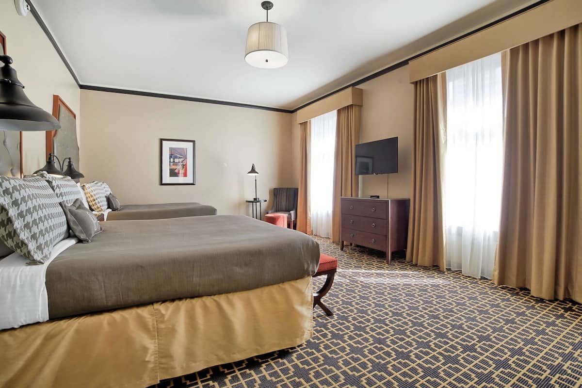 Premium bedding, down duvets, in-room safe, individually decorated