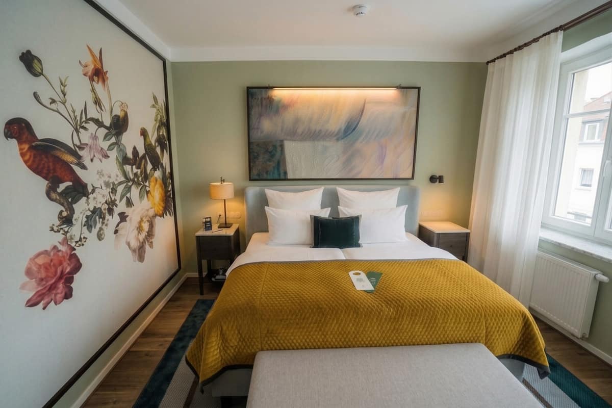 Habitación doble clásica de uso individual | Ropa de cama hipoalergénica y minibar