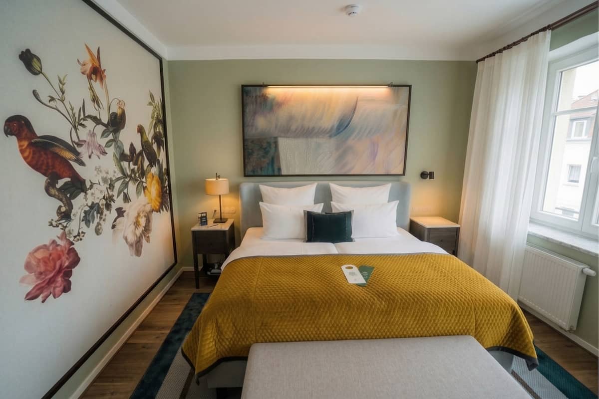 Habitación doble clásica de uso individual | Ropa de cama hipoalergénica y minibar