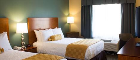 In-room safe, desk, iron/ironing board, cots/infant beds