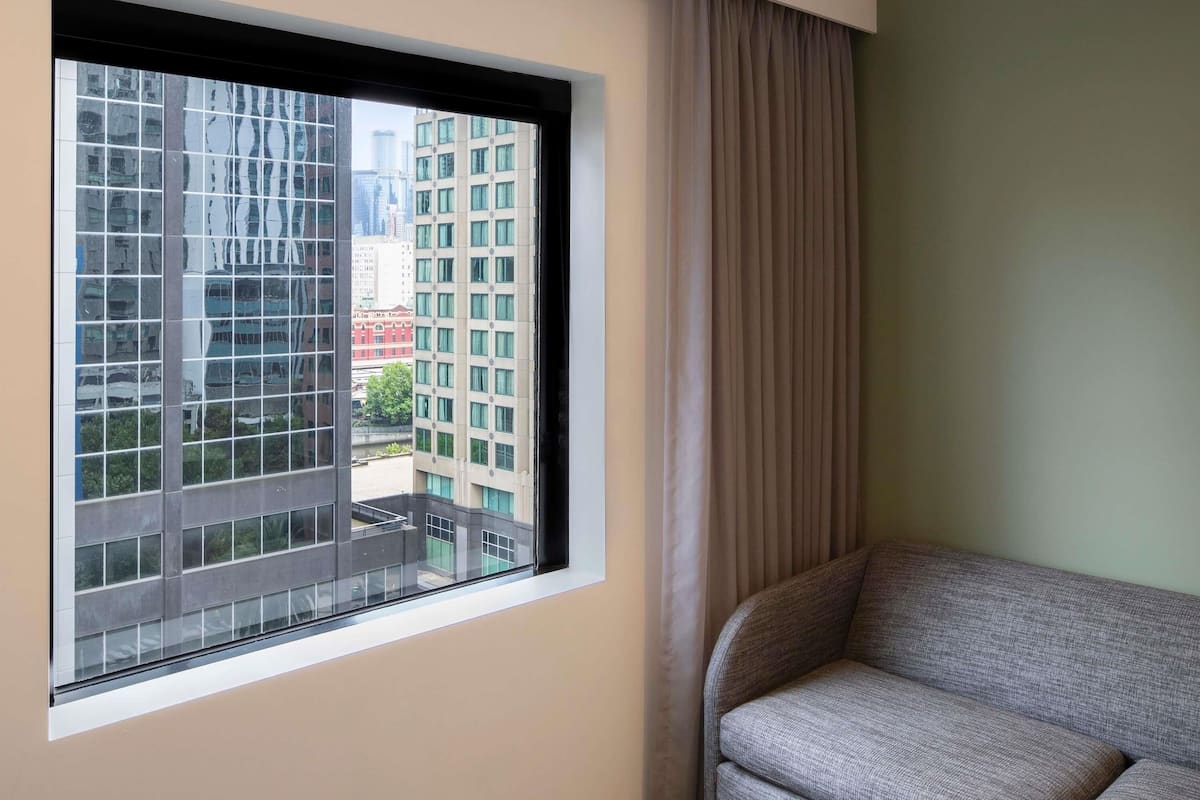 In-room safe, desk, blackout curtains, soundproofing