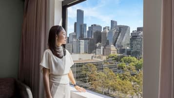 Coffres-forts dans les chambres, bureau, rideaux occultants