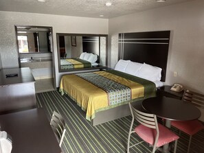 Standard Room, 1 King Bed, Refrigerator & Microwave | Desk, free WiFi, bed sheets