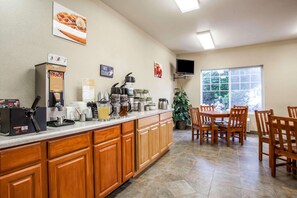 Free daily full breakfast