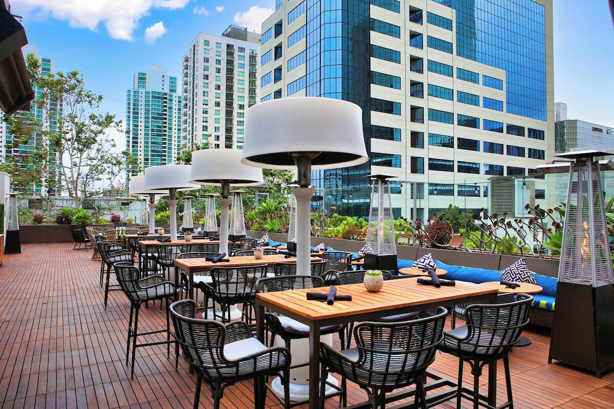 Terrasse sur le toit