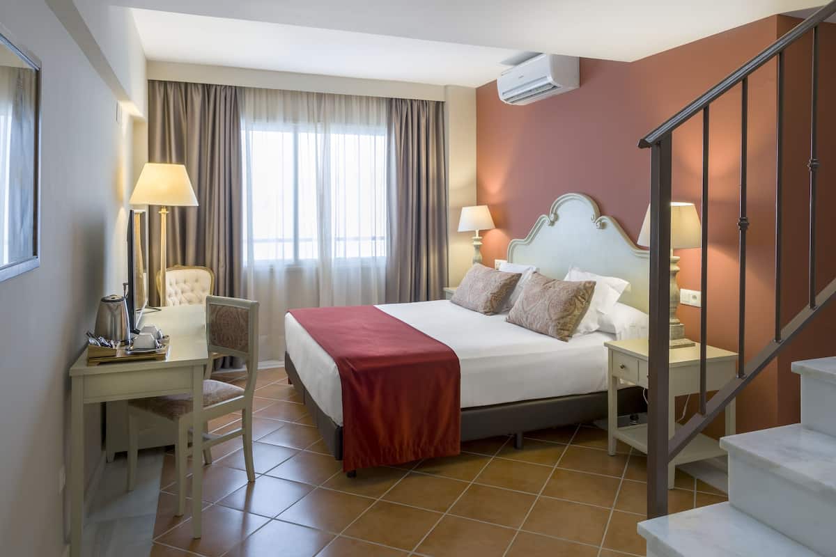 1 chambre, literie de qualité supérieure, couette en duvet d'oie