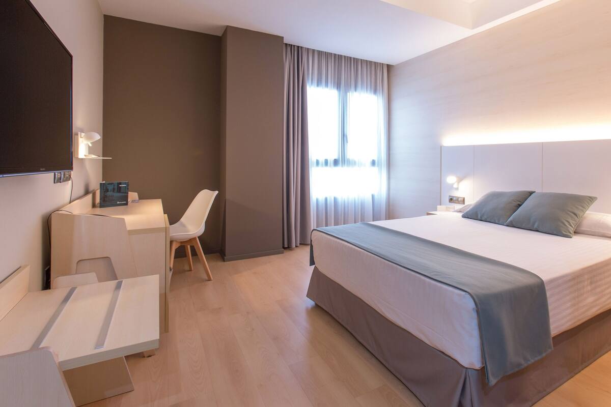 Down duvets, minibar, in-room safe, desk