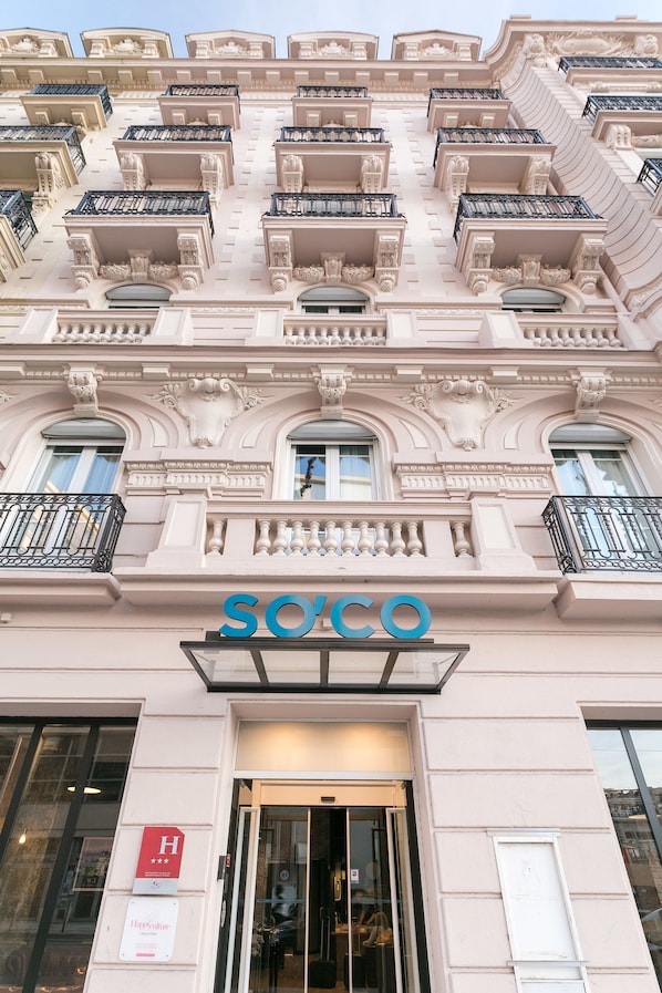 Façade de l’hébergement