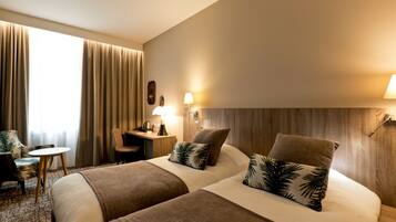 Superior Room, 2 Twin Beds, Non Smoking | Minibar, in-room safe, desk, blackout drapes