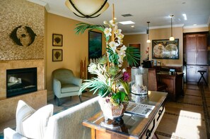 Sala de estar en el lobby