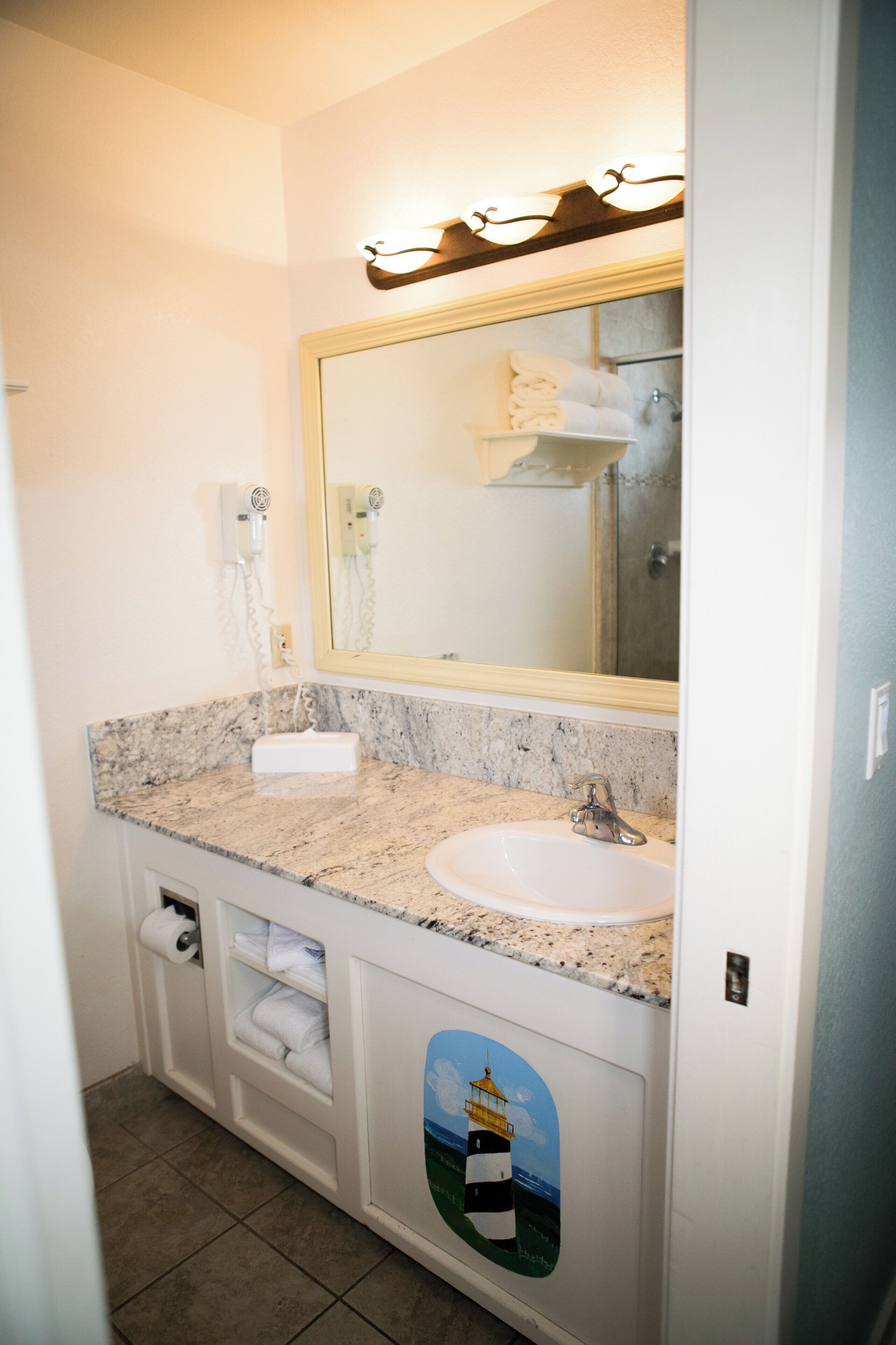 traditional room, 2 queen beds | bathroom | shower, free toiletries, hair dryer, towels