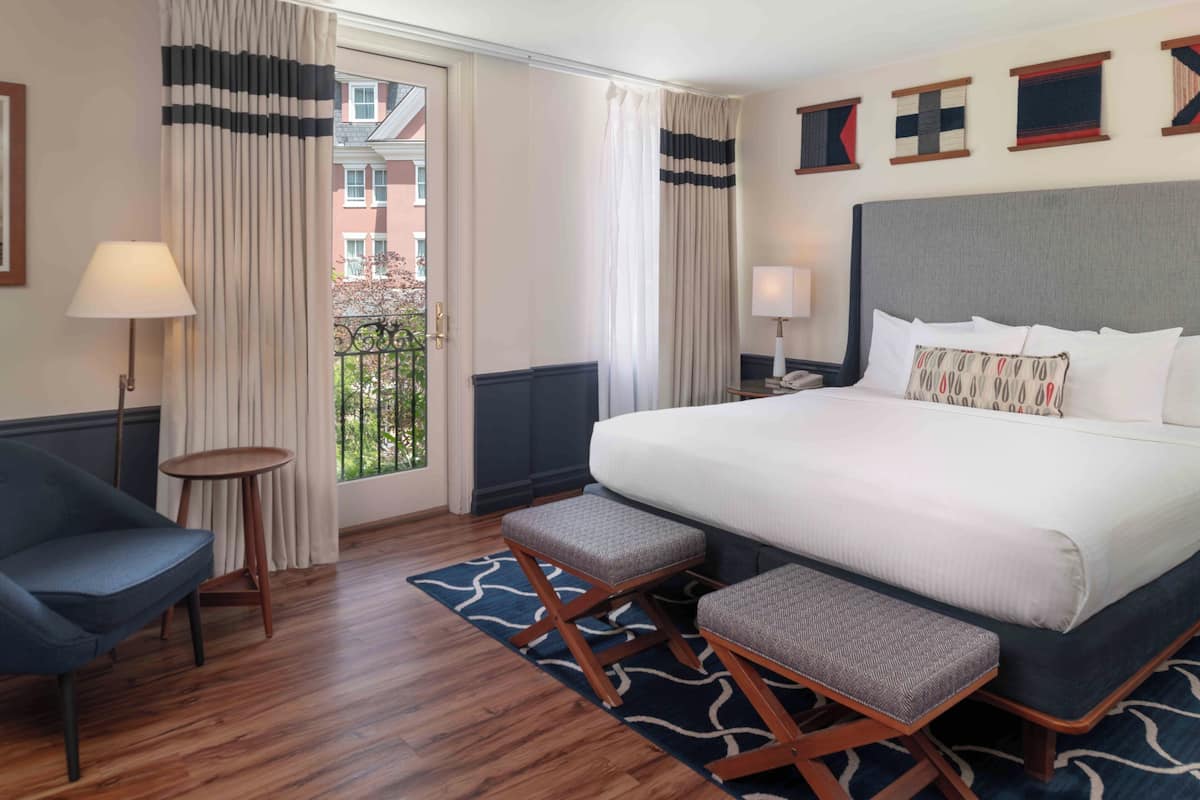 Premium bedding, desk, blackout drapes, iron/ironing board