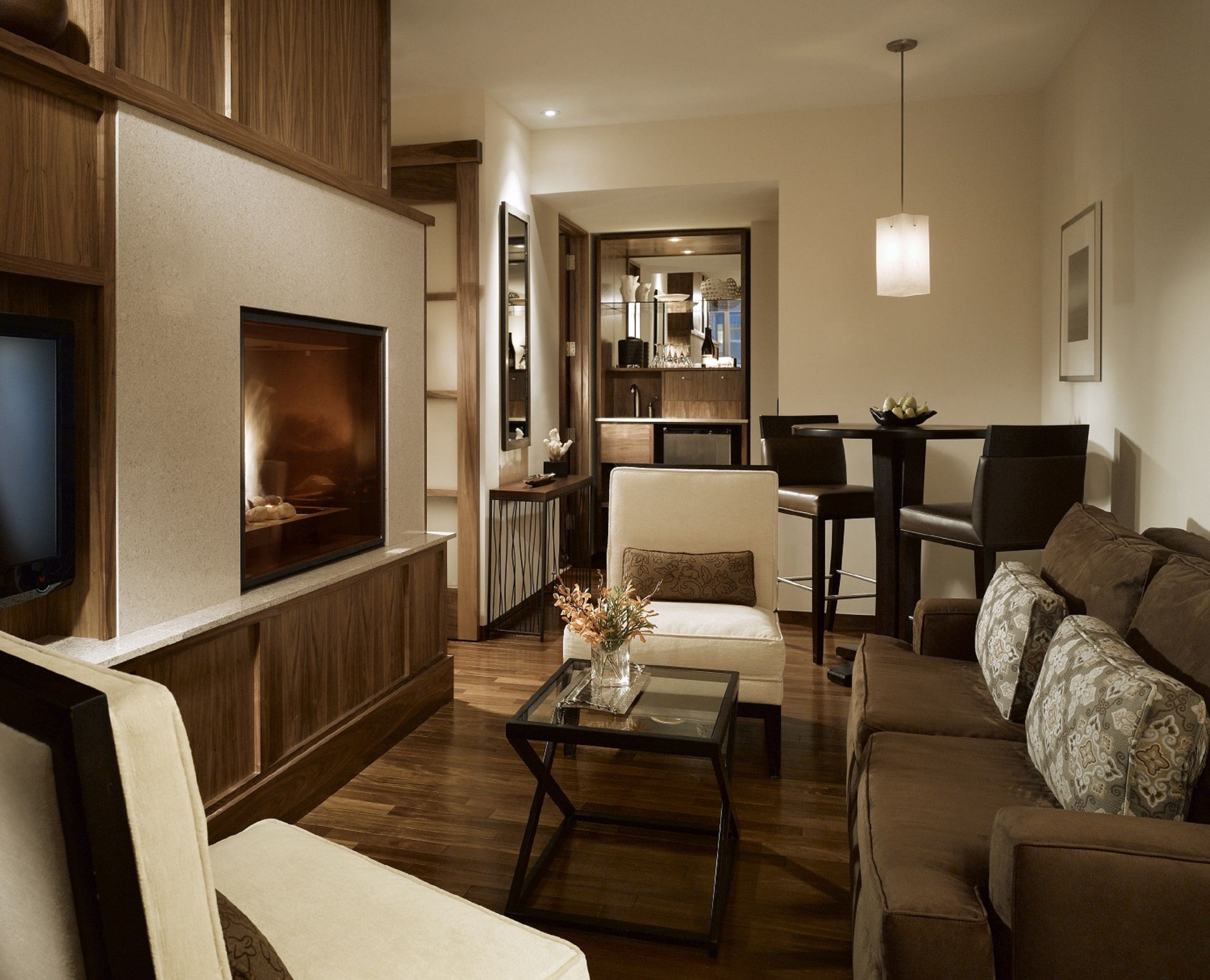 50-inch flat-screen tv with cable channels, tv, books