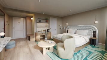 Hypo-allergenic bedding, in-room safe, iron/ironing board, free WiFi