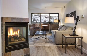 Suite, 2 Bedrooms | Living area | TV
